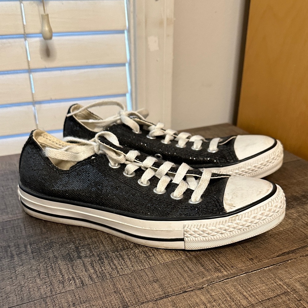 Classic Converse Black and White Canvas Sneakers